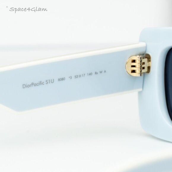Dior Men Sunglasses Blue White Blue Rectangle DIORPACIFIC  display picture 2